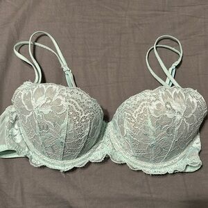 Light blue lace Victoria’s Secret Pink bra